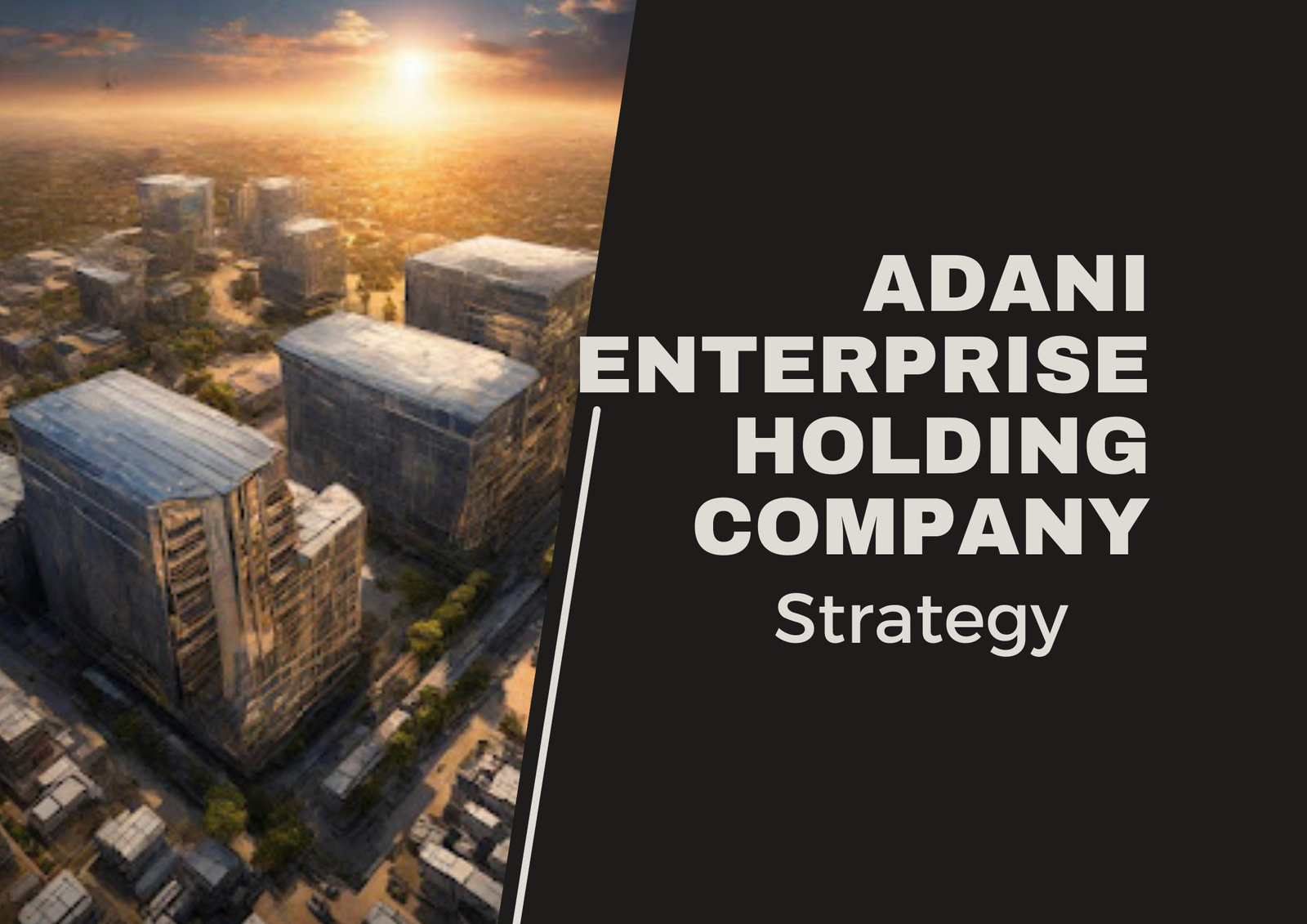 Market Strategy of Adani Enterprise Holding Company