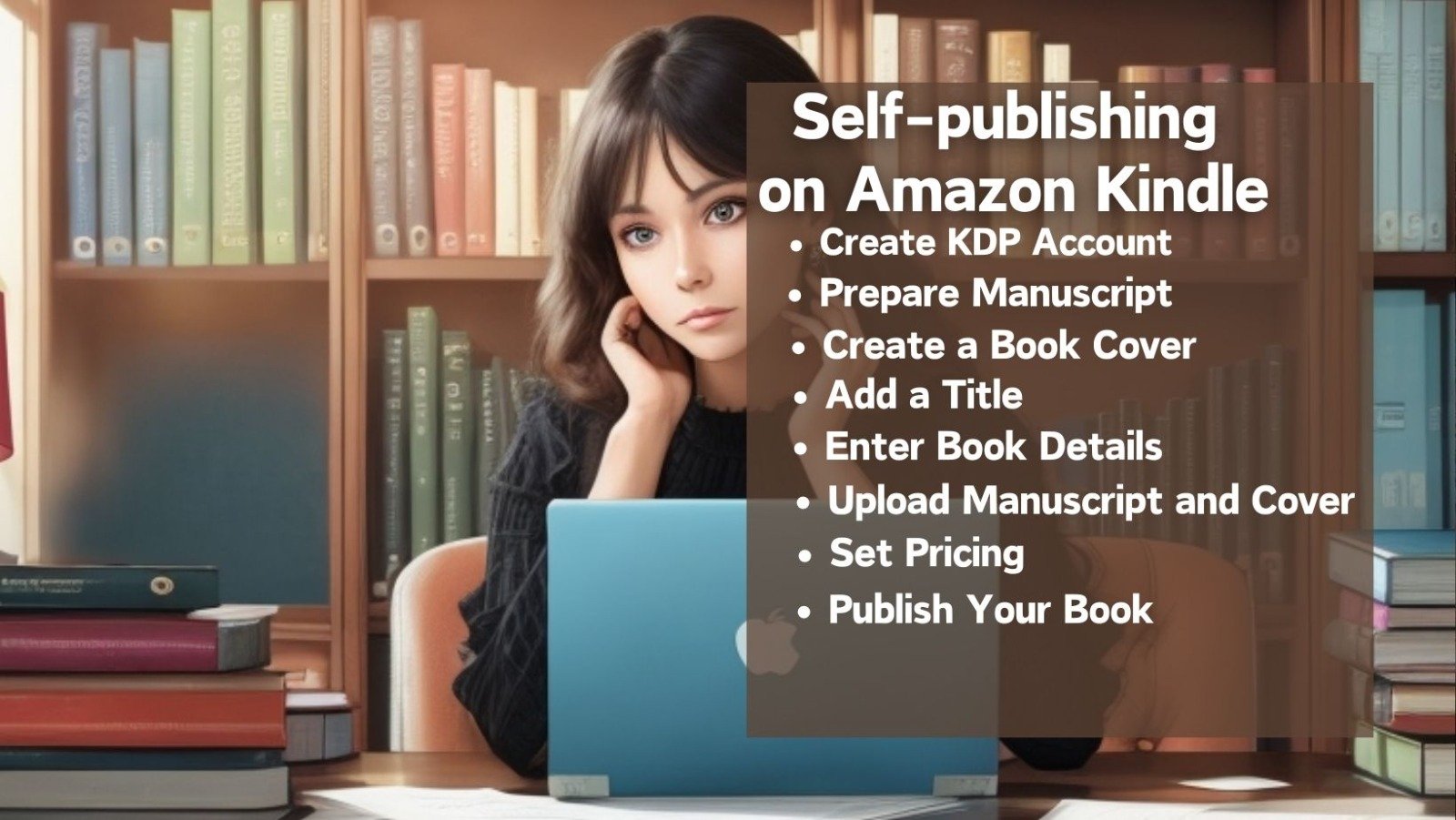 Self-publishing on Amazon Kindle #Step-by-step Guide
