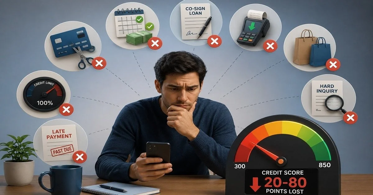 7 Credit Card Mistakes That Silently Destroy Your Credit
